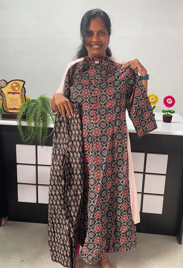Premium Jaipur cotton ajrakh Print 2PC set