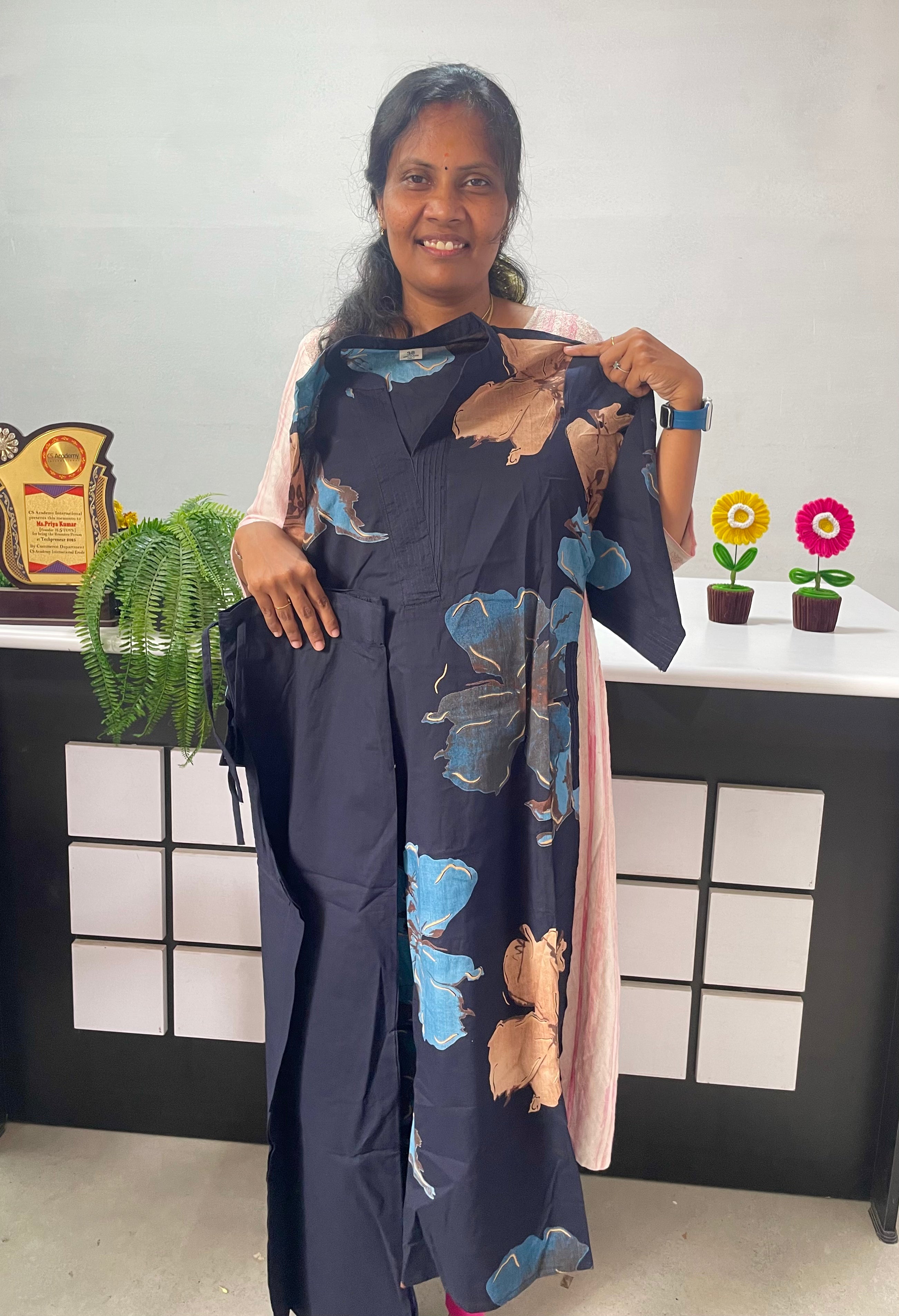 Premium Jaipur cotton (2pc) set - Blue