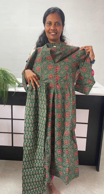 Premium ajrakh Cotton set (2pc)