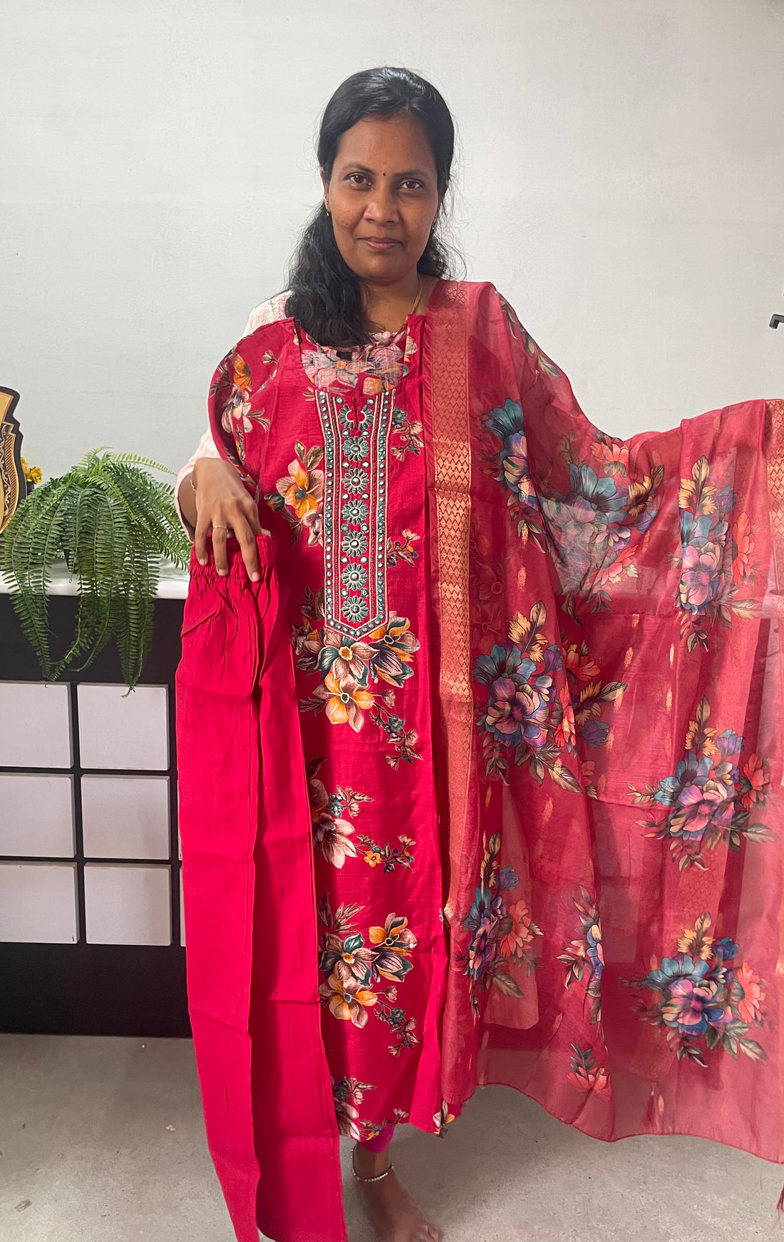Floral Print (3pc) suit
