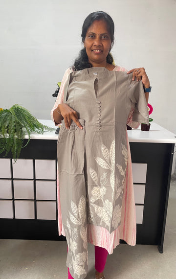 Premium Jaipur cotton (2pc) set - Grey