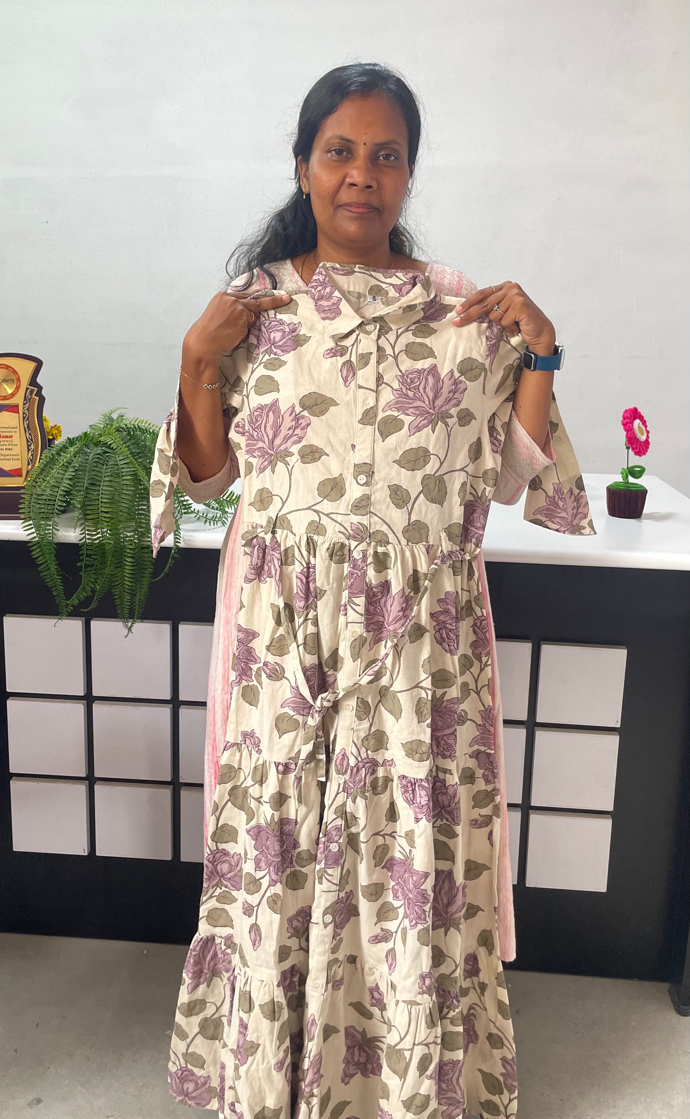 Premium Jaipur cotton long frock