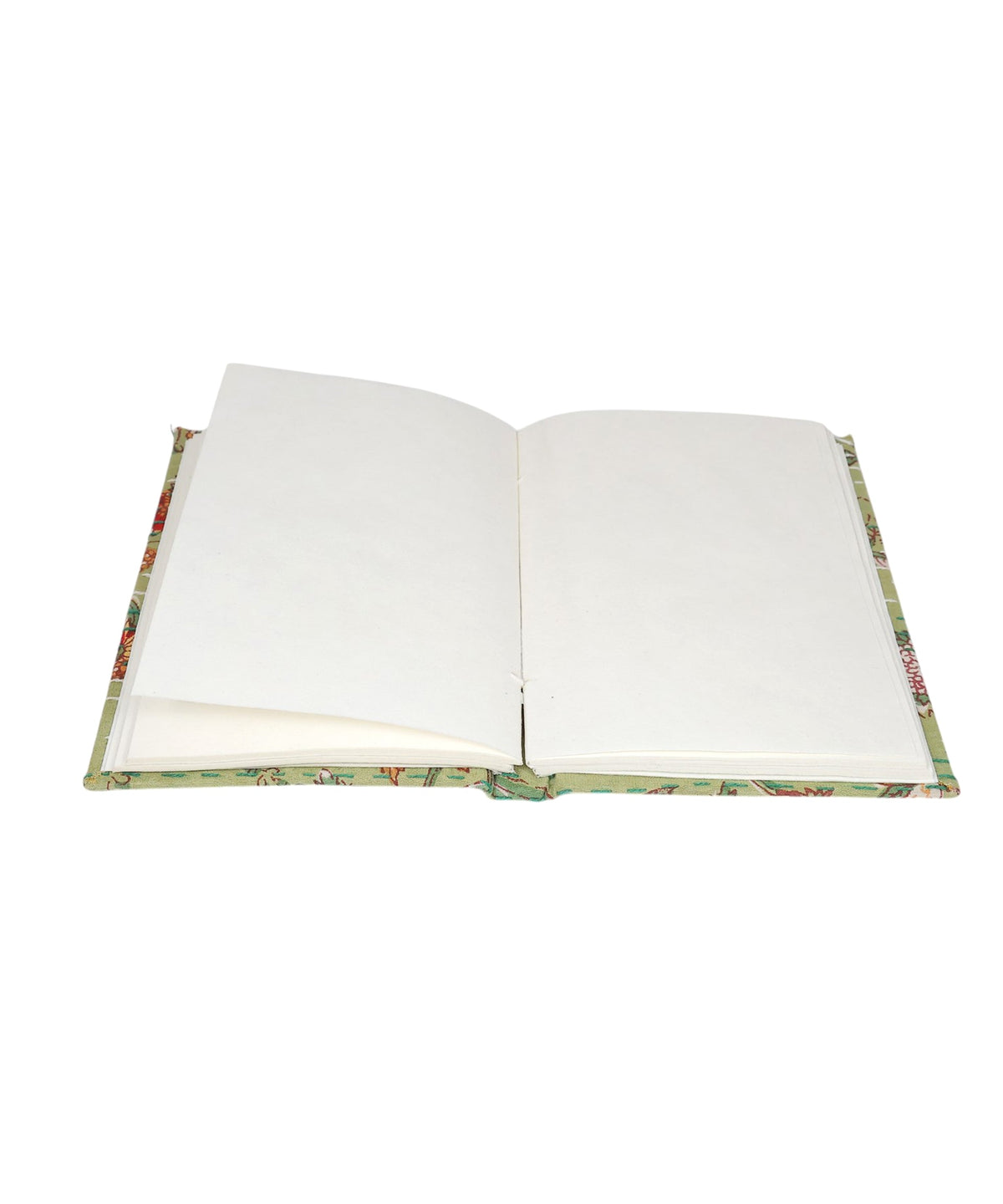 Hand Block Printed Fabric Journal Handbound Notebook