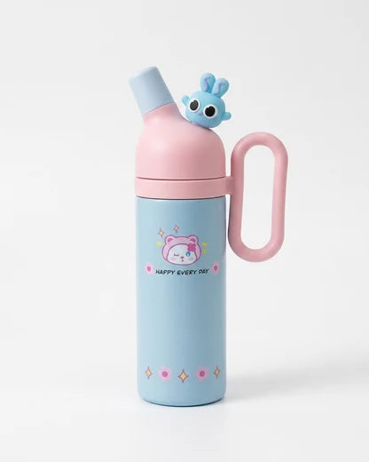 Cute Cartoon Stainless Steel Water Bottle with Handle 800ml