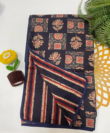 Jaipur premium cotton Dohar - Blue (1pc)