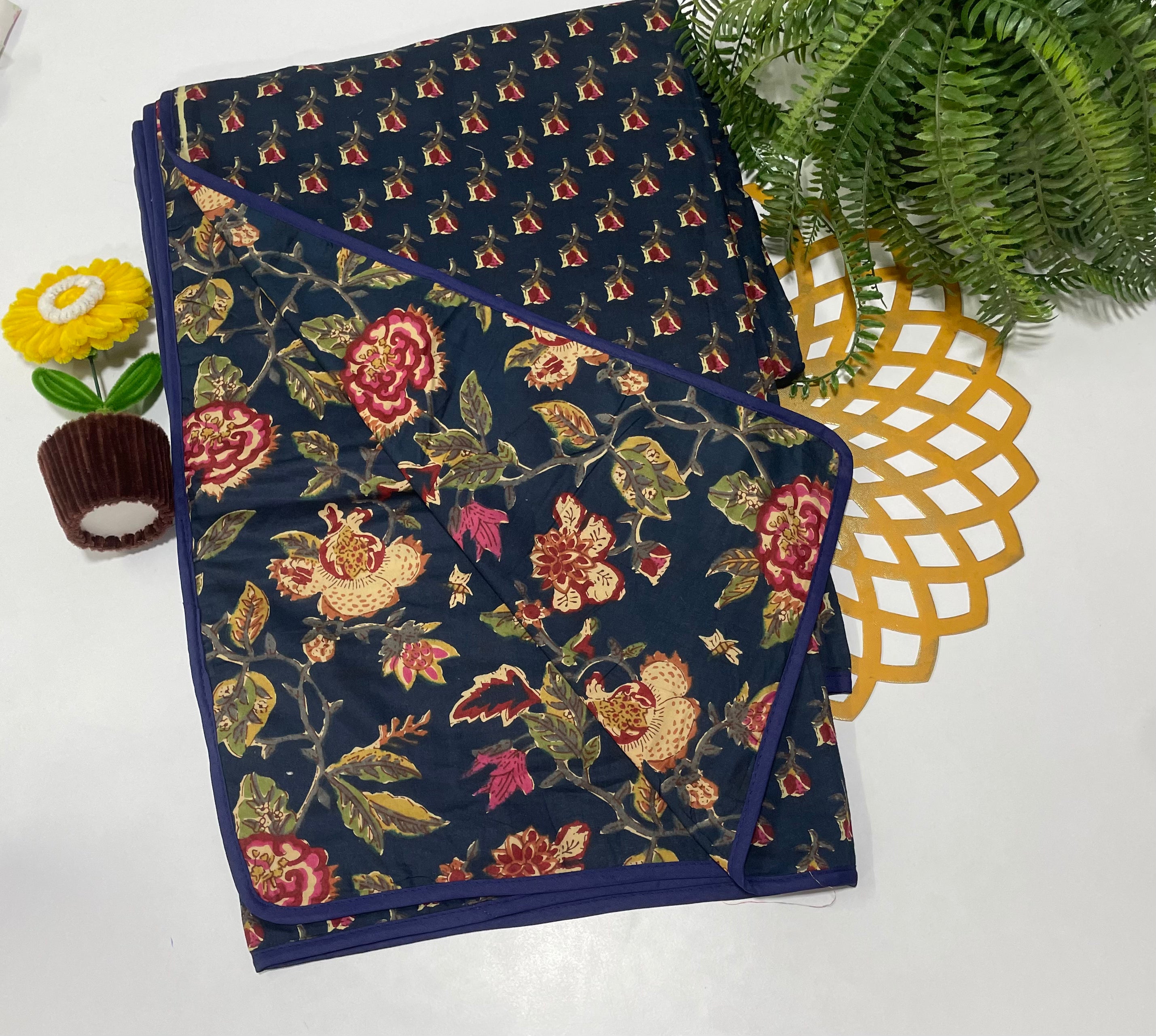 Jaipur premium cotton Dohar Blue (1pc)