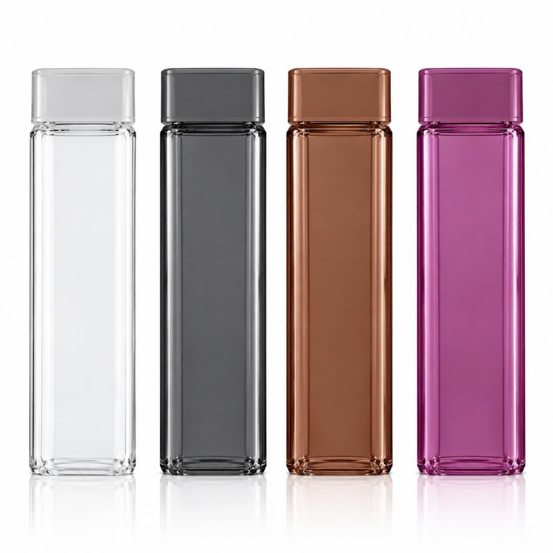 Transparent Square Shape Water Bottle(small)