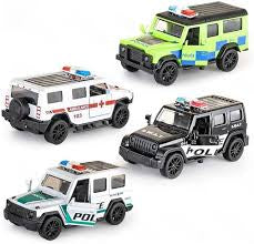 Mini police Alloy Car and jeep Toy (1pc)