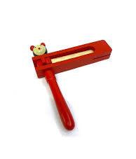 Wooden Clown Spinning ratchet