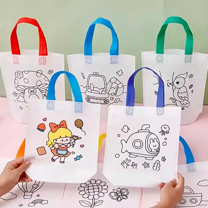 Reusable colouring bags