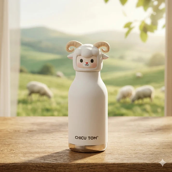 3D Animal Steel Bottle