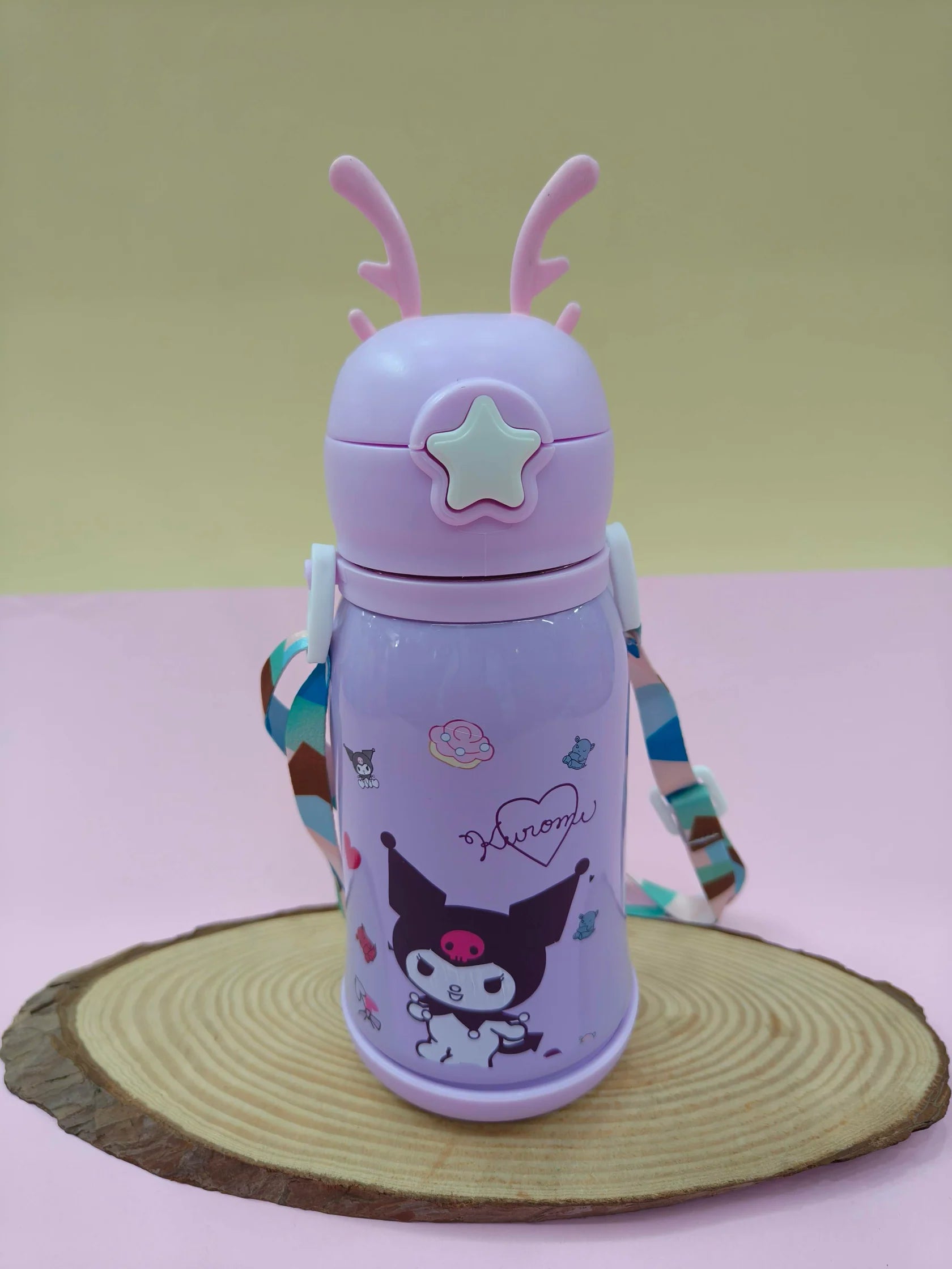Stainless Steel Kuromi Water Bottle-500ml