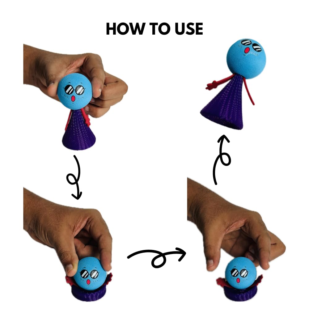 Emoji Jumping Doll (1pc)