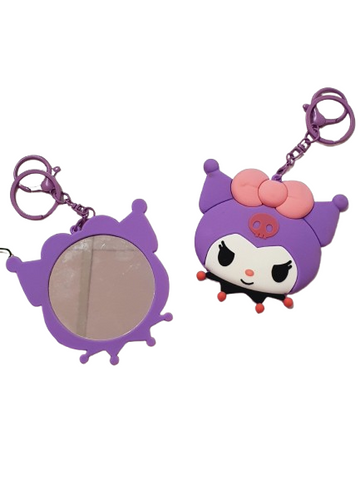 Kuromi Mirror Keychain