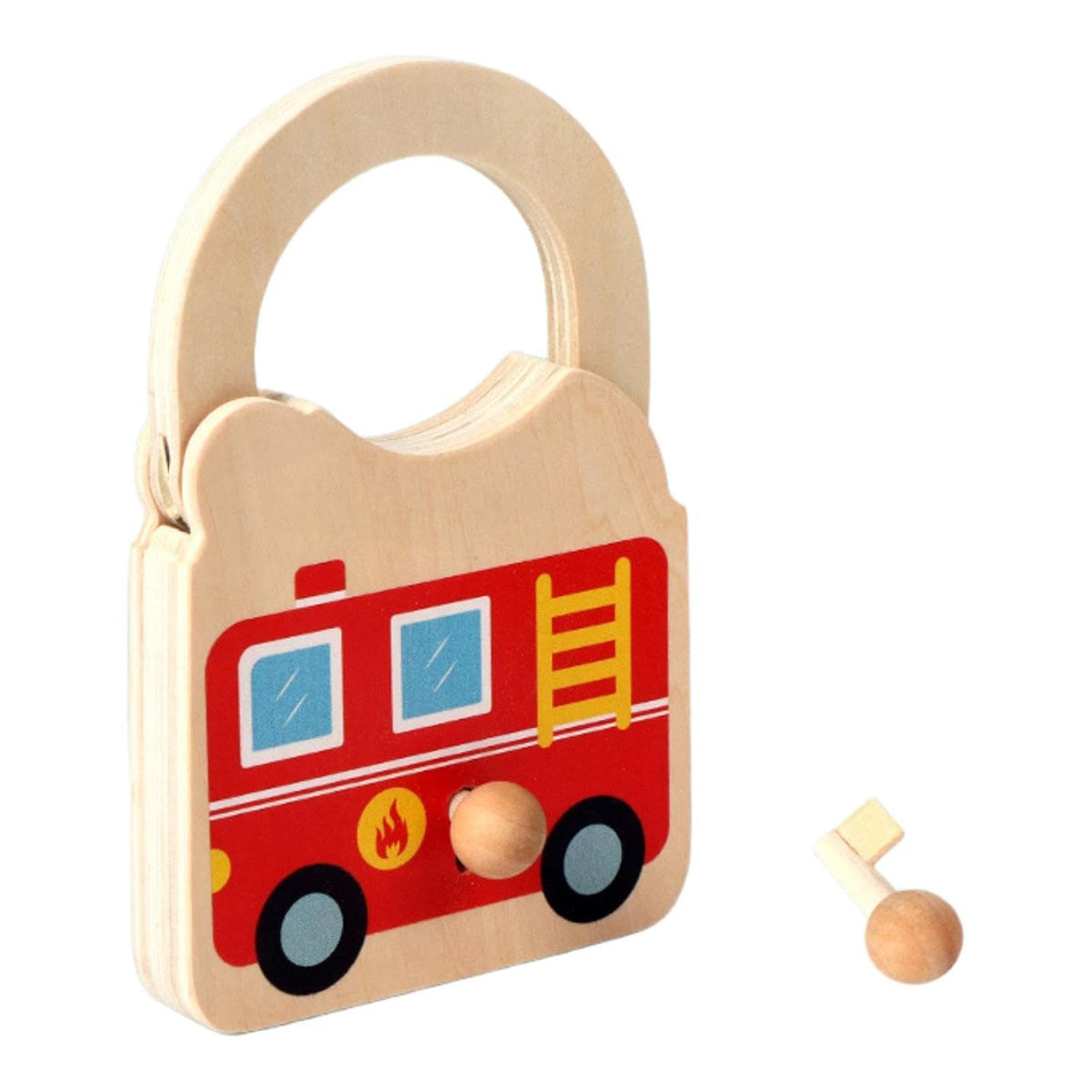 Target Lock Toy Wooden Lock and Key Toy (1pc) – Hi5Toys