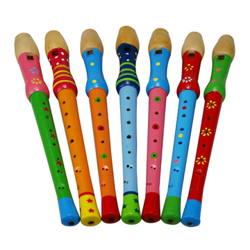 Long Wooden Flute Whistle (1pc)