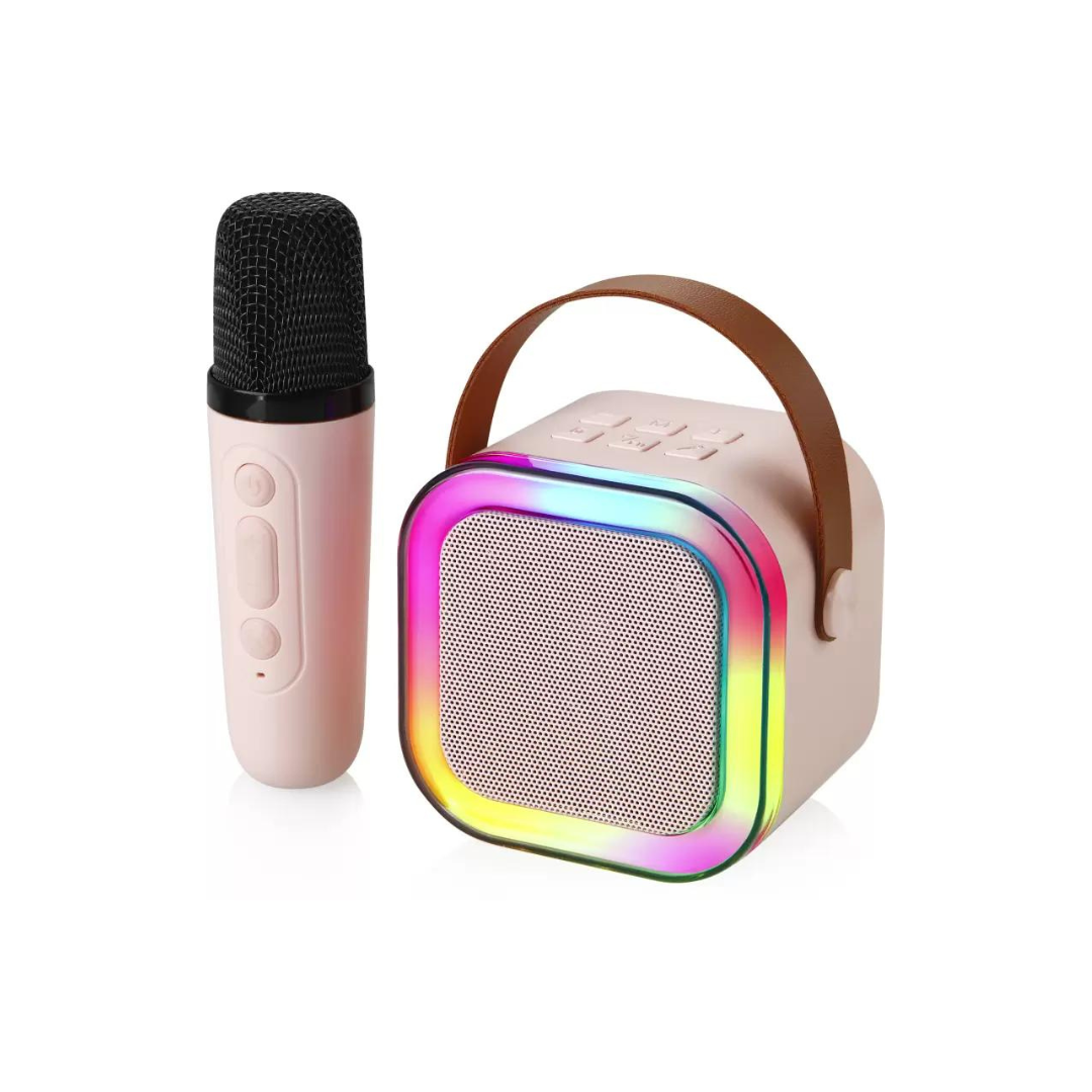 Wireless karaoke speaker with mike