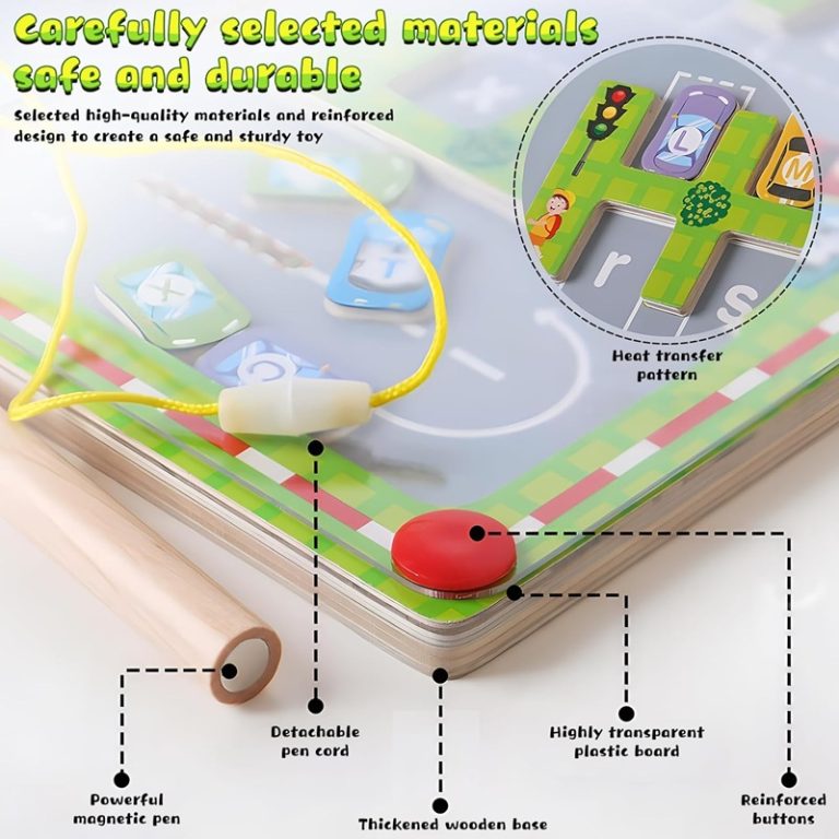 Magnetic Alphabet Maze Board