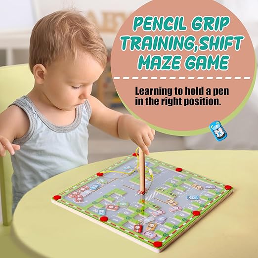 Magnetic Alphabet Maze Board