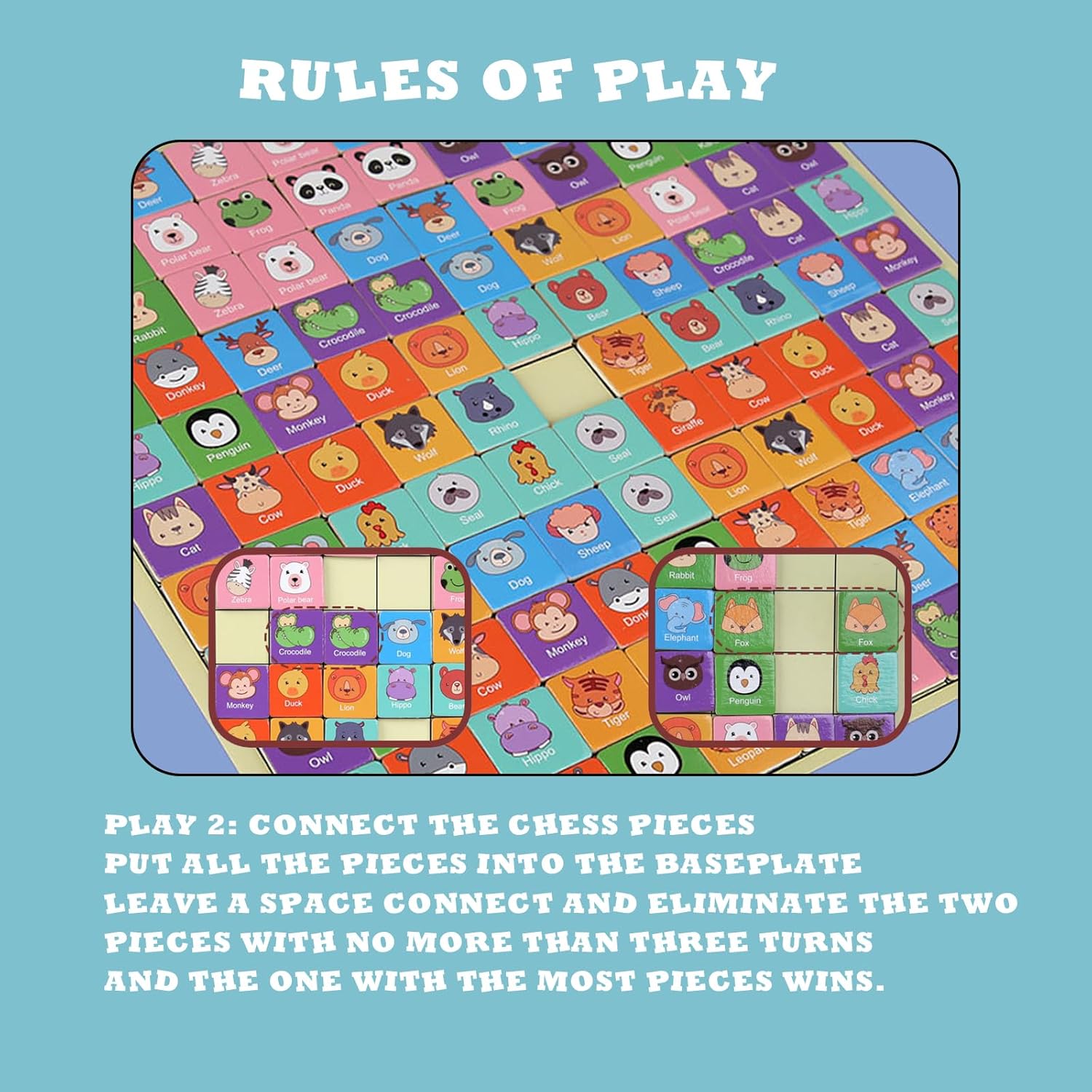 4 in 1 Wooden Magnetic Flying Chess Board