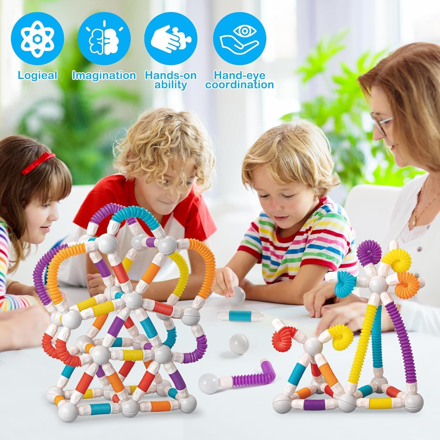 Flexible Magnetic Sticks Building Blocks (36 pcs)