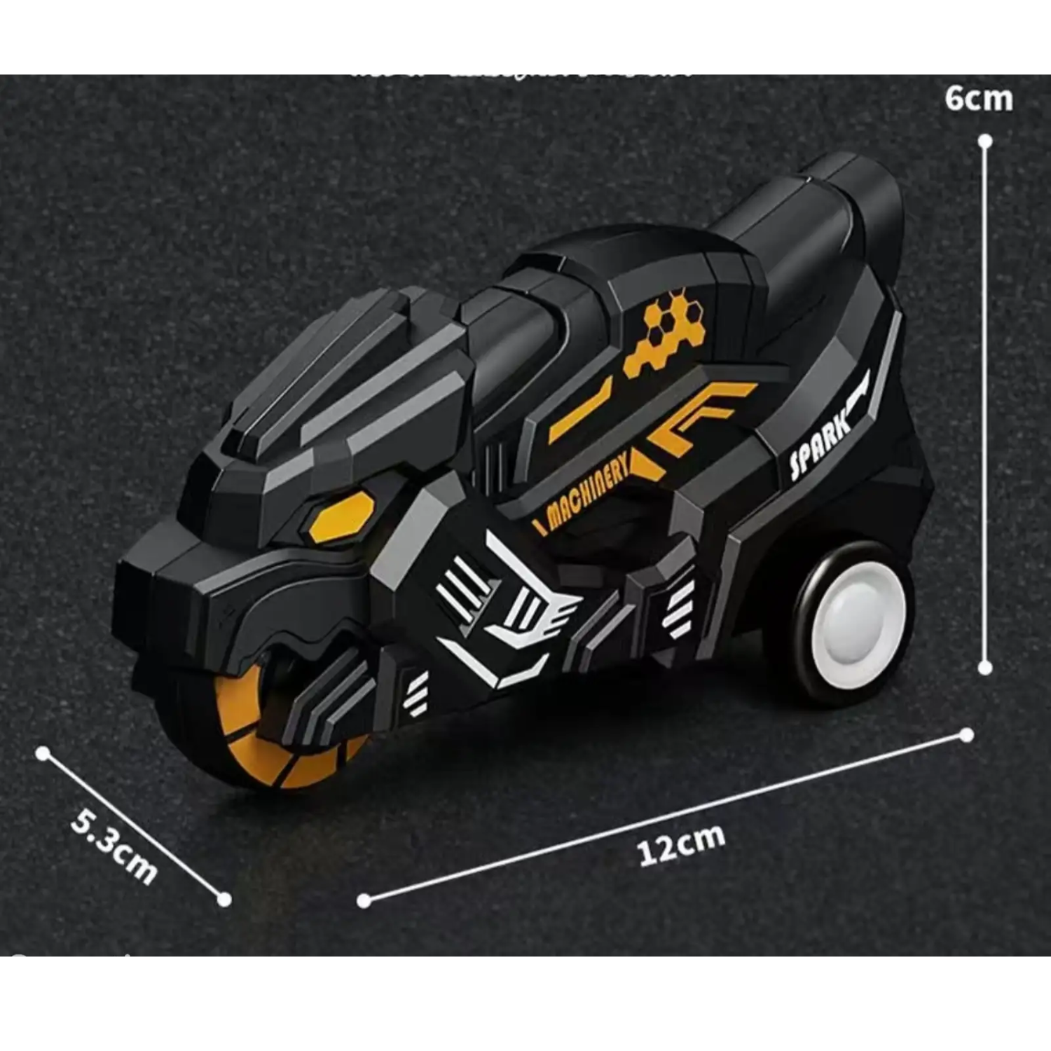 Toy Motorcycle with Realistic Spark Effects