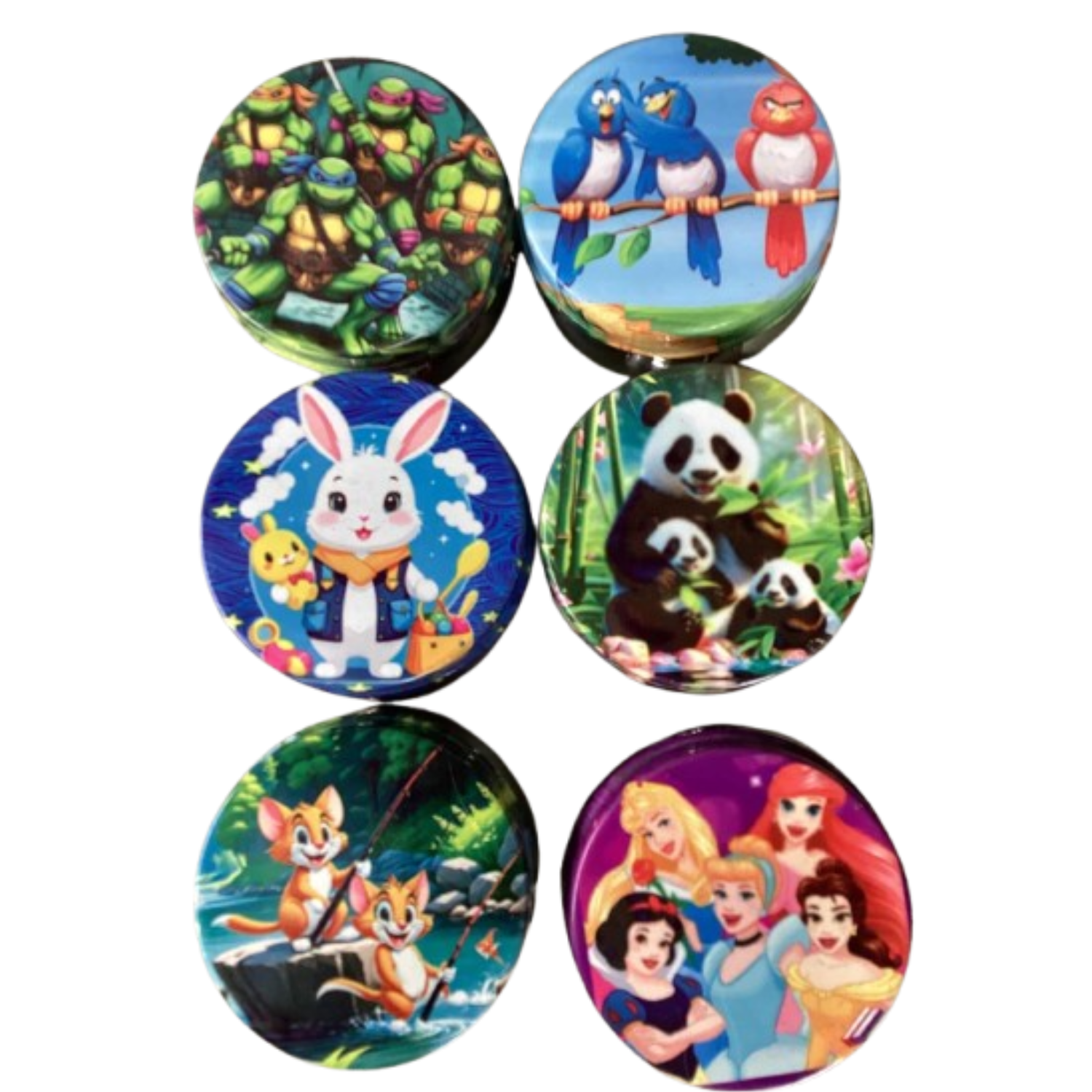 Stainless Steel Cartoon Print Snacks Box