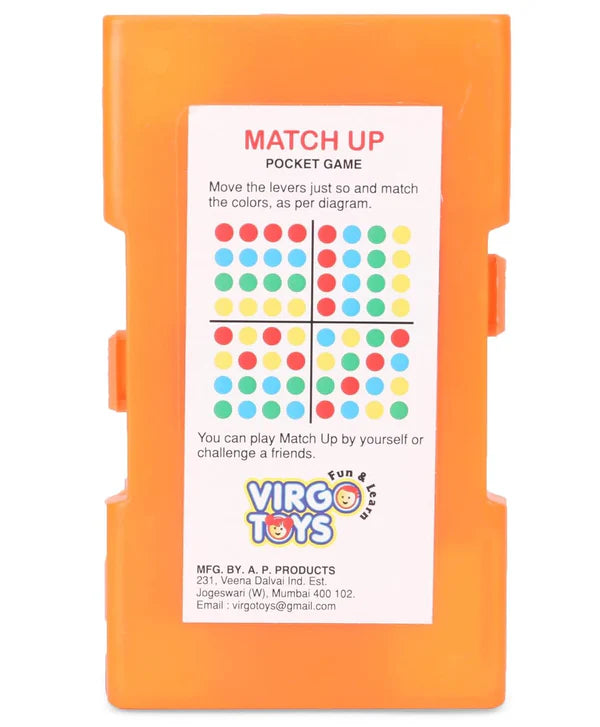 Match up Pocket Puzzle Strategic Game