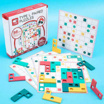 Mind Testing L Type Paired Puzzles