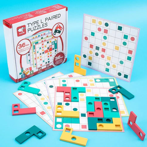 Mind Testing L Type Paired Puzzles
