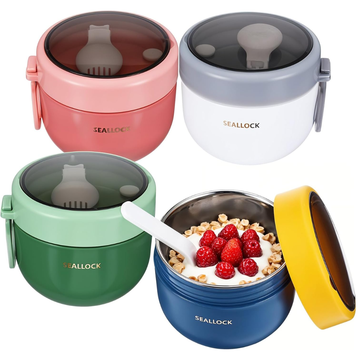 Mini Bento Stainless Steel Lunch Box (1pc)- 500ml