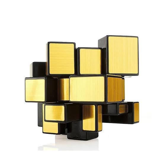 Mirror Golden Cube