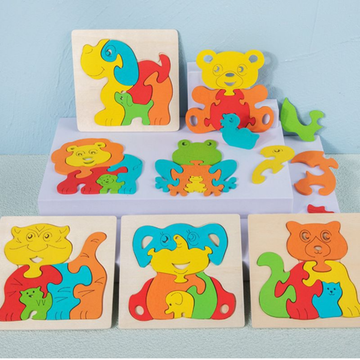Mom and child puzzle (set of 3)