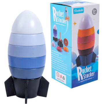 Montessori Rocket Stacker
