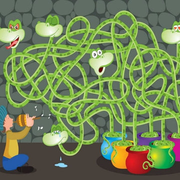 Moody snakes maze & puzzle