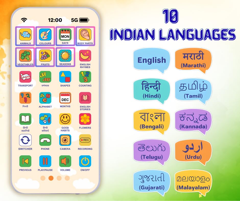 Multi Language Edu Phone