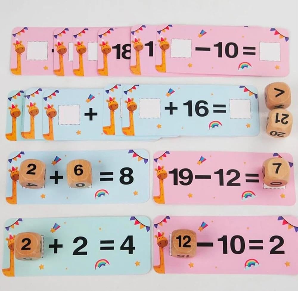 Wooden Number Dice