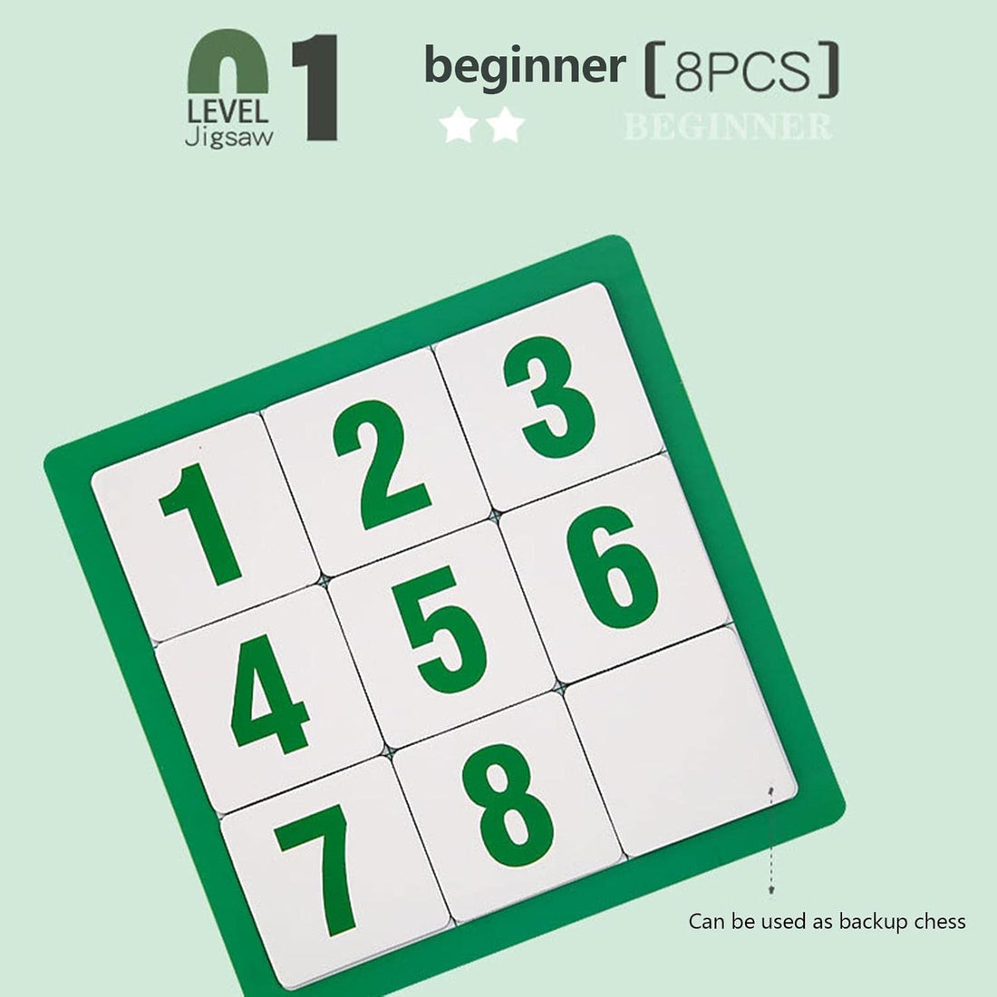 Magnetic Number Slide Puzzle
