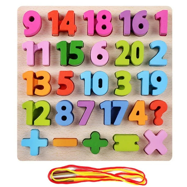 Number board  with Lacing