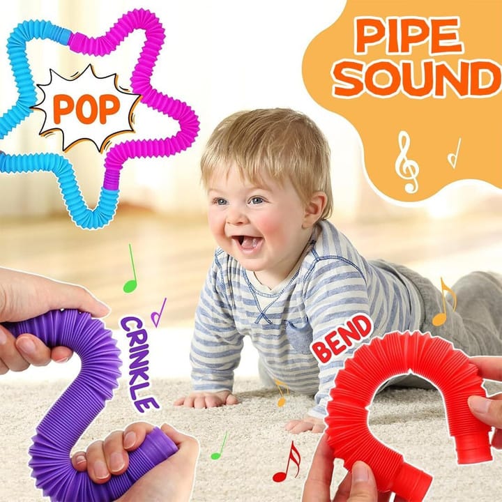 Pop it Fidget Pipe Tube(12pc)