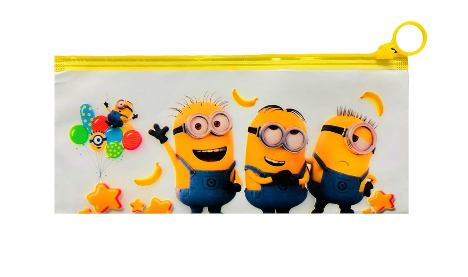 Transparent Stationery Zip Pouch (2pc)