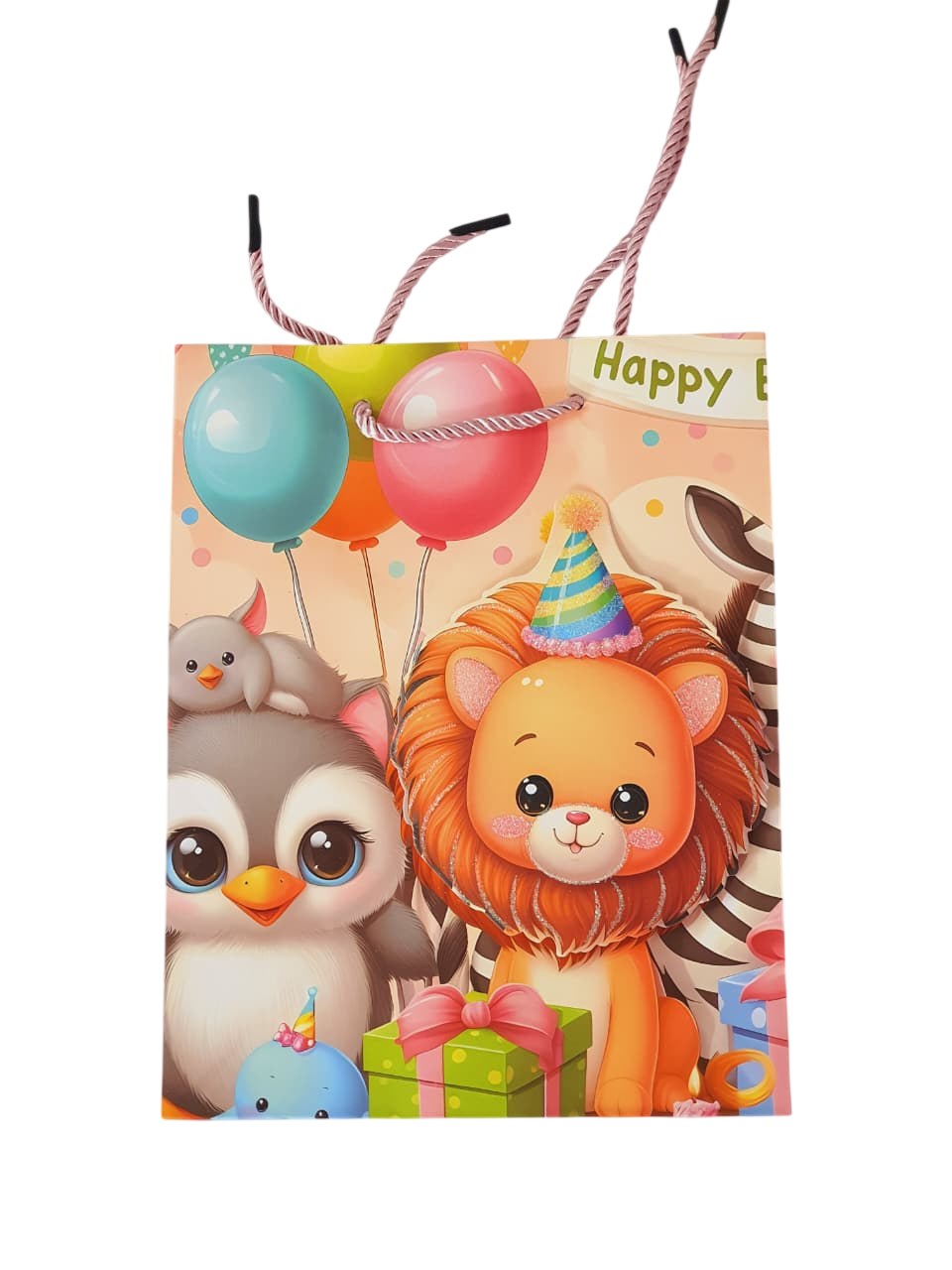 Paper gift bags- Animal theme (Small)-1pc