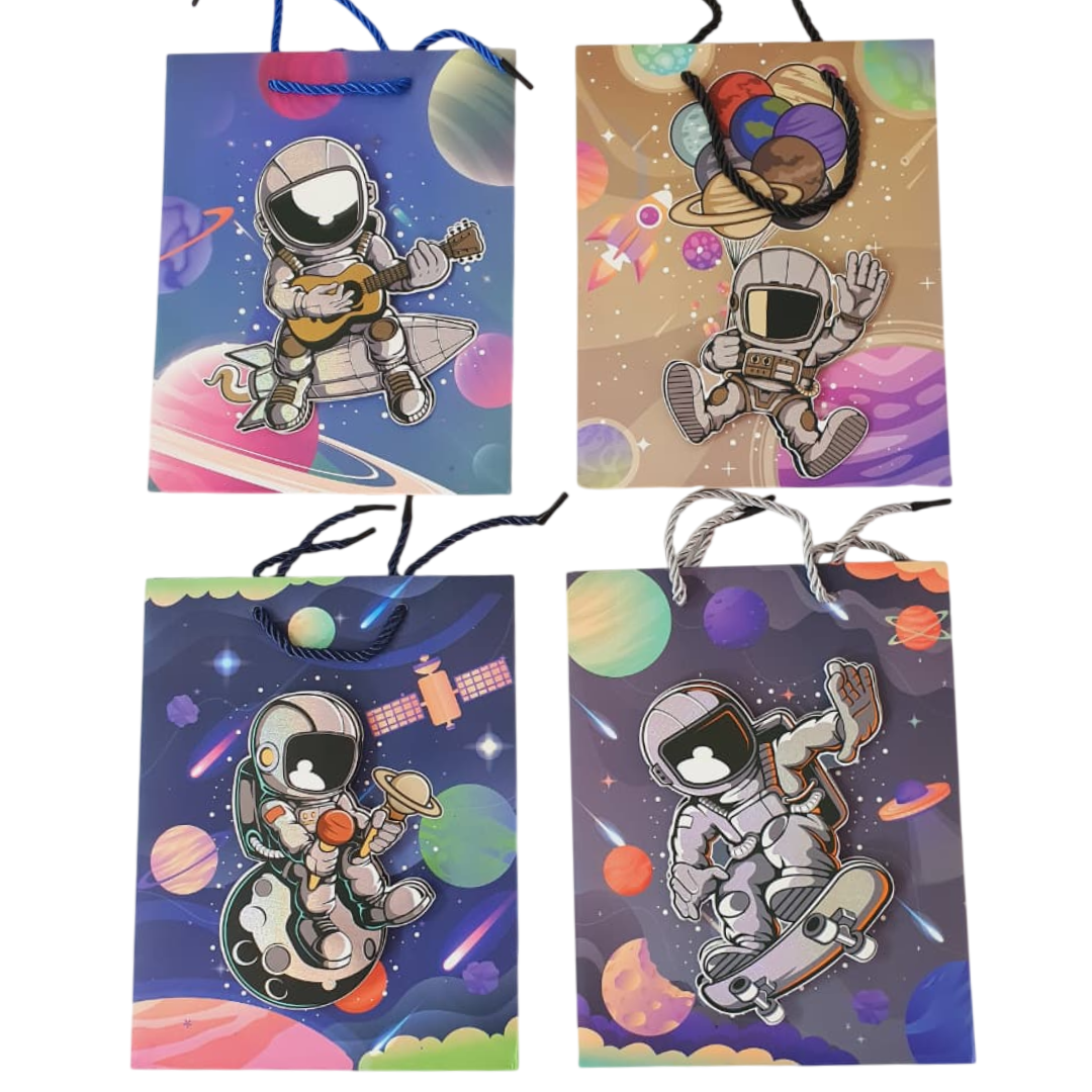 Paper Gift Bag - Space Theme (1pc)
