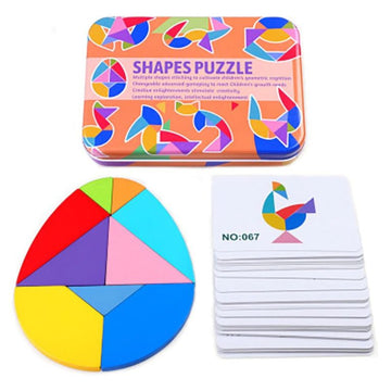 Pattern matching shapes puzzle