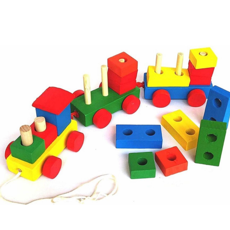 Pull Along Blocks Toy Train