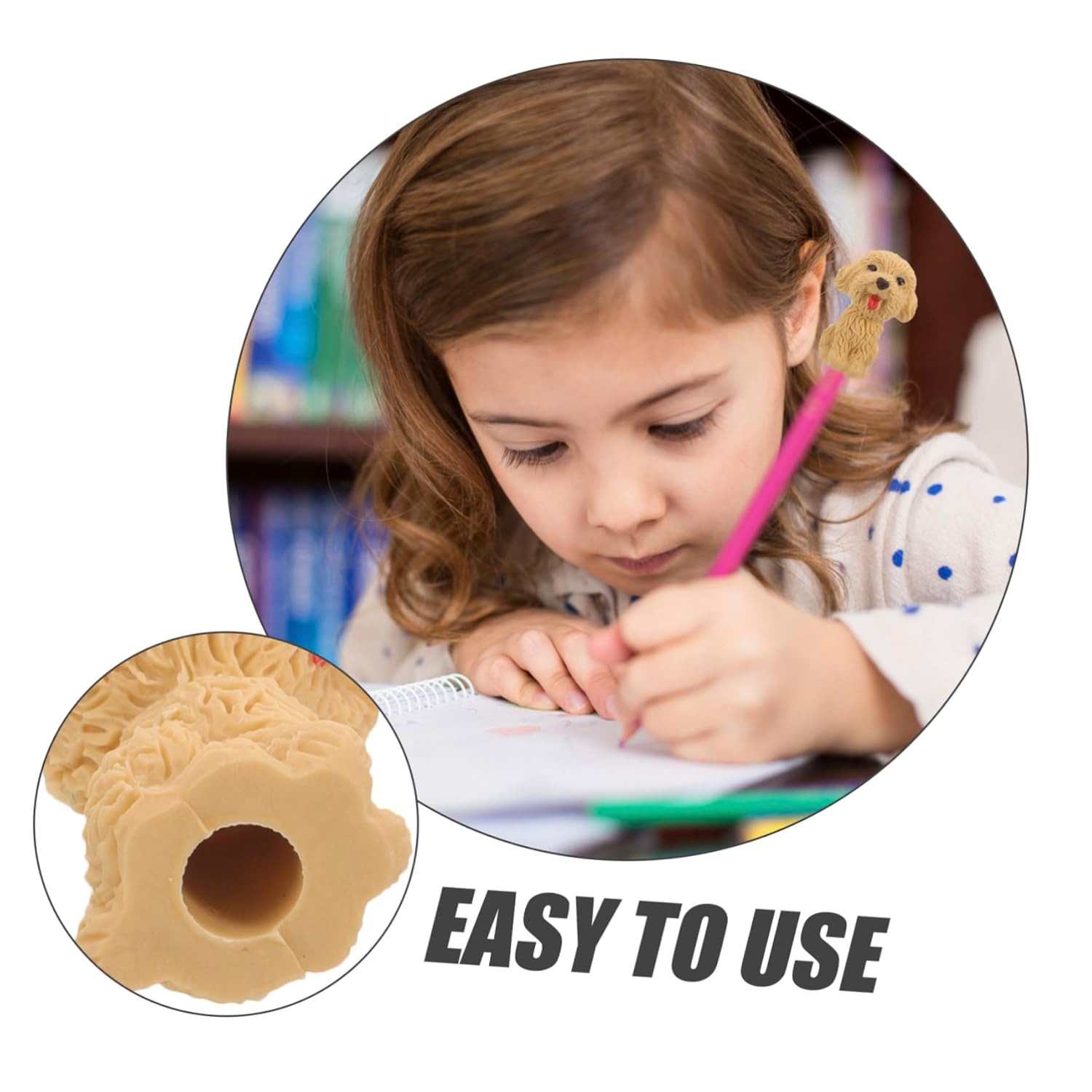 Dog Top Eraser (1pc)
