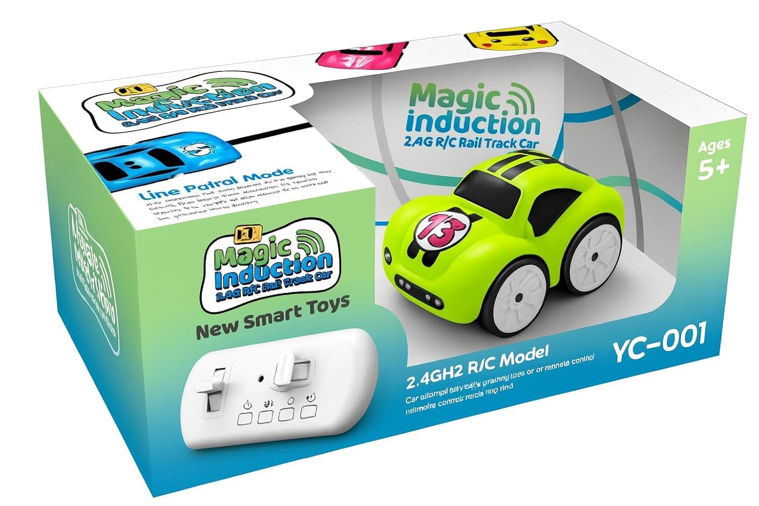 Magic Induction 2.4G R/C Rail Track Car