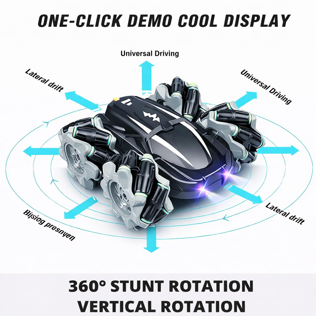RC Stunt Drift Car with 360° Rotation