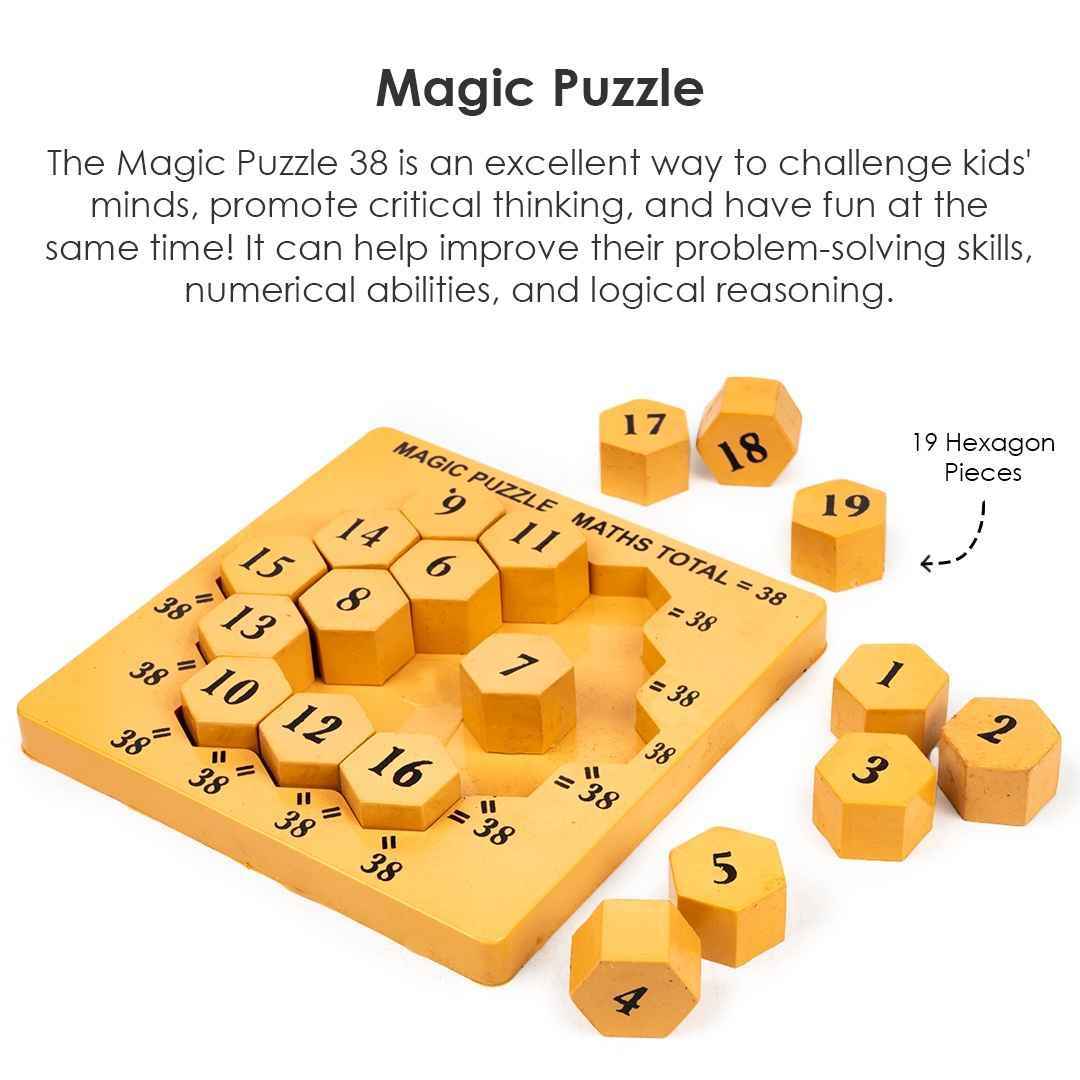 Magic Puzzle 38 Maths Total Mind Challenge Game