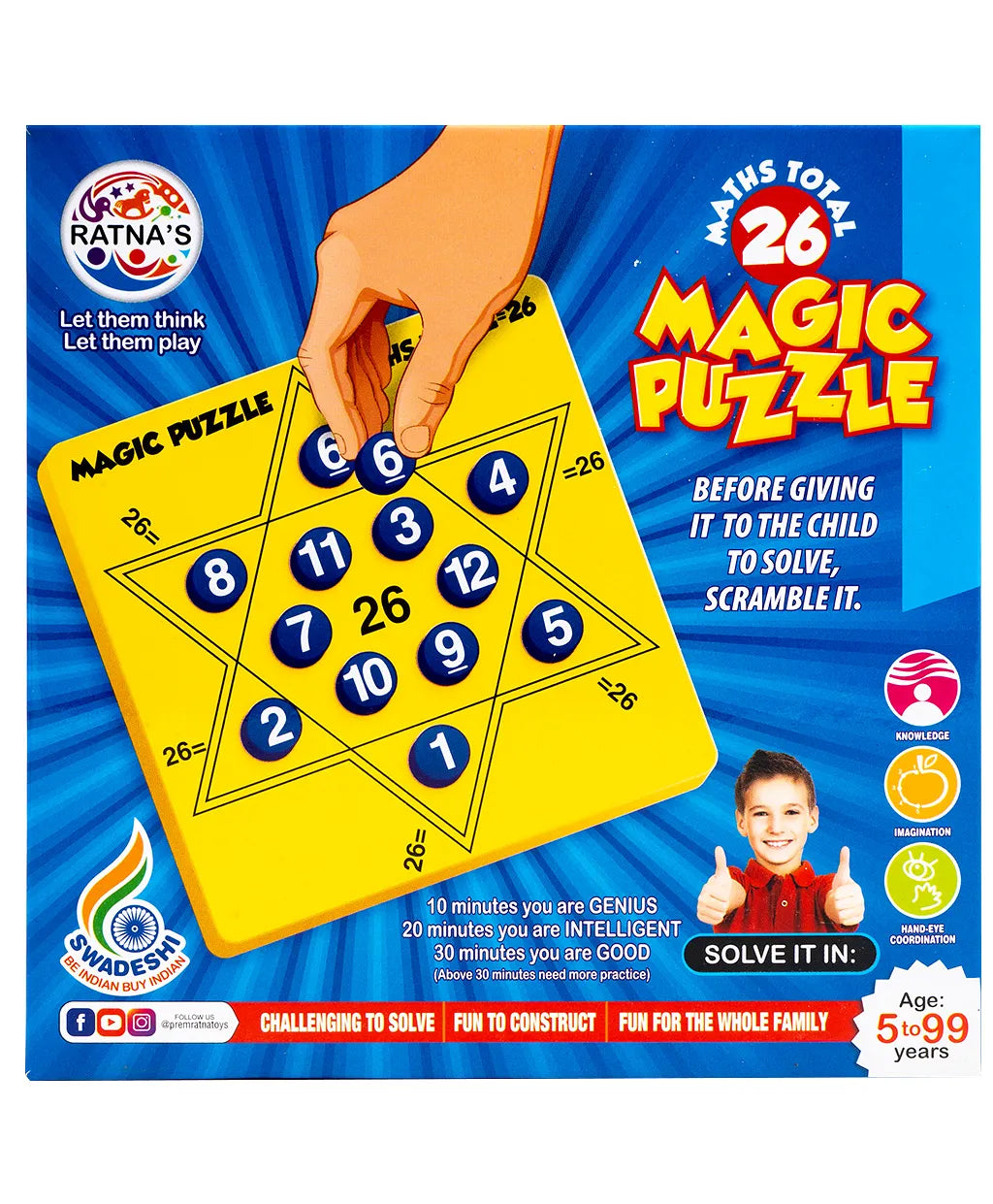 Magic Puzzle 26 Maths